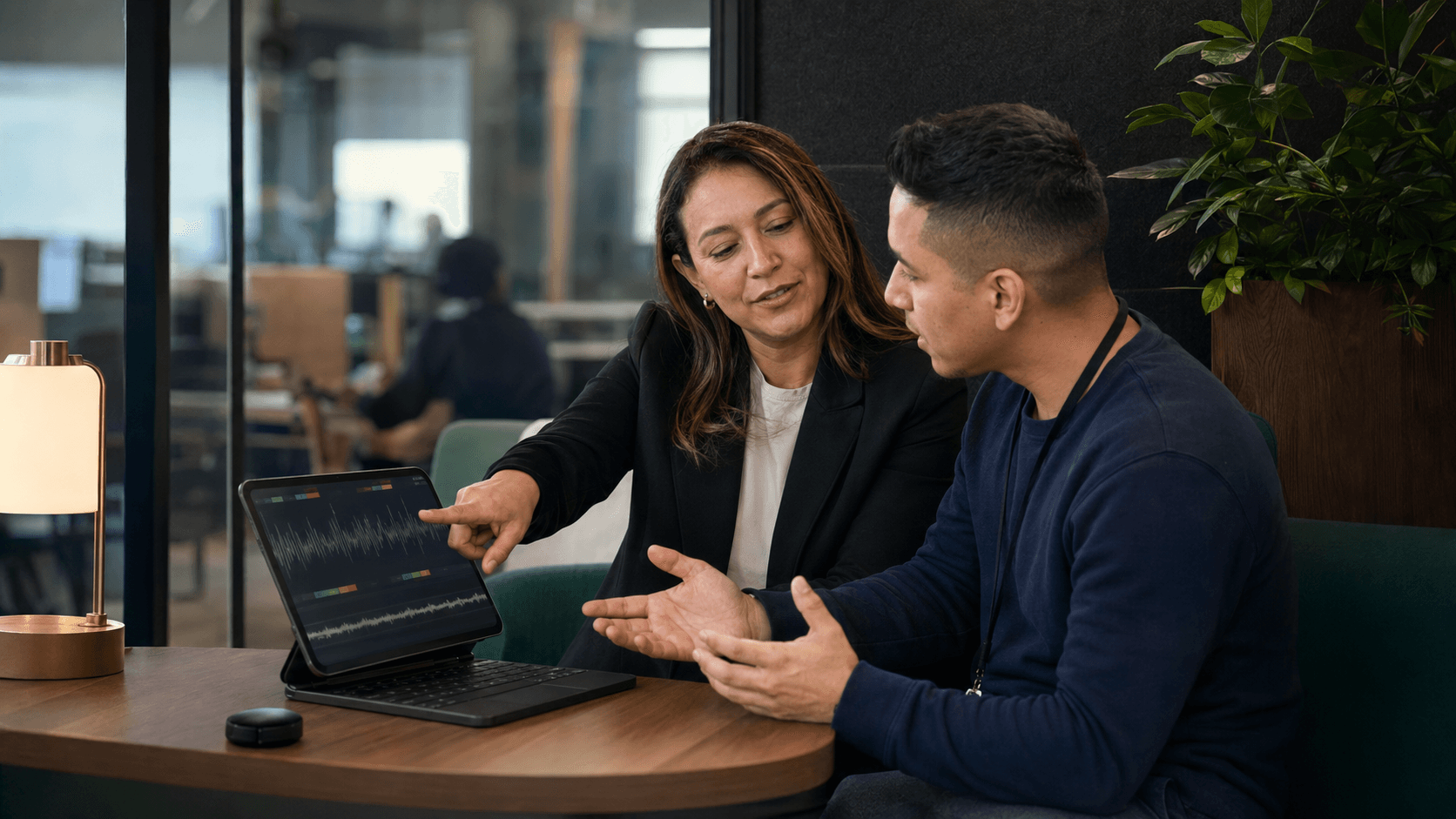 BPO quality-coaching session