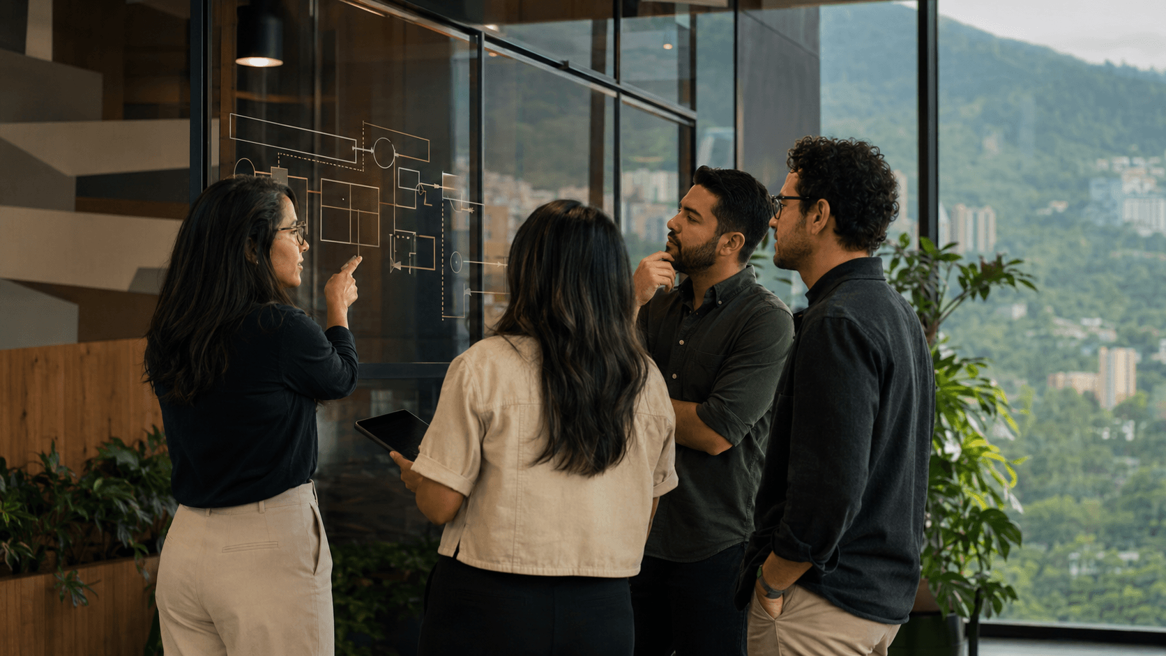 Reunión de ingeniería de software en Medellín